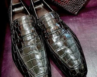 Neue Herrenmode Mokassin-Schuhe aus braunem Leder, formelle klassische Herrenschuhe