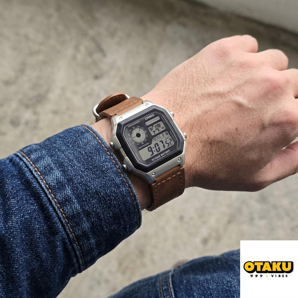 Casio Ae1200 Leather - Etsy