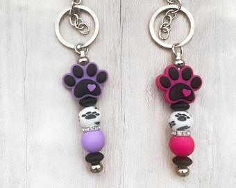 Paw Print Keychain - Accessory for Pet Owners
