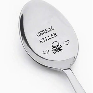 Cereal Killer Spoon gag gift funny