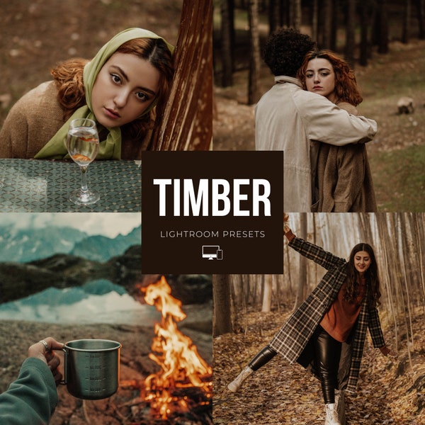 15 TIMBER Presets for Lightroom mobile, free spirit photo editing filter, Moody and Rich Presets, earth tones presets, Rustic Outdoor Preset