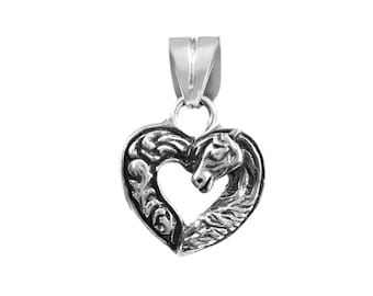 Collana Con Ciondolo Cavallo In Argento 925 Per Donne E Ragazze, Gioiello Elegante E Ipoallergenico Con Catena A O
