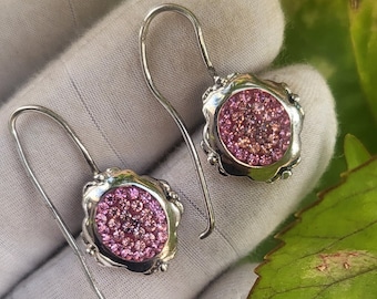 Dangle Earring For Women And Girls Handmade Earring In 925 Sterling Silver Earring Dainty Cubic Zirconia Earring  Gifts For Her