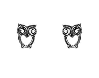 Owl Earrings | Gifts for Girlfriend, Gifts for Women and Girls in 925 Sterling Silver Dainty Earrings Animal Jewelry