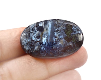 Splendid Top Grade Quality 100% Natural Pietersite Cabochon Oval Shape Cabochon Loose Gemstone For Making Jewelry 40.9 CTW 31.4X18.4X0.8 MM