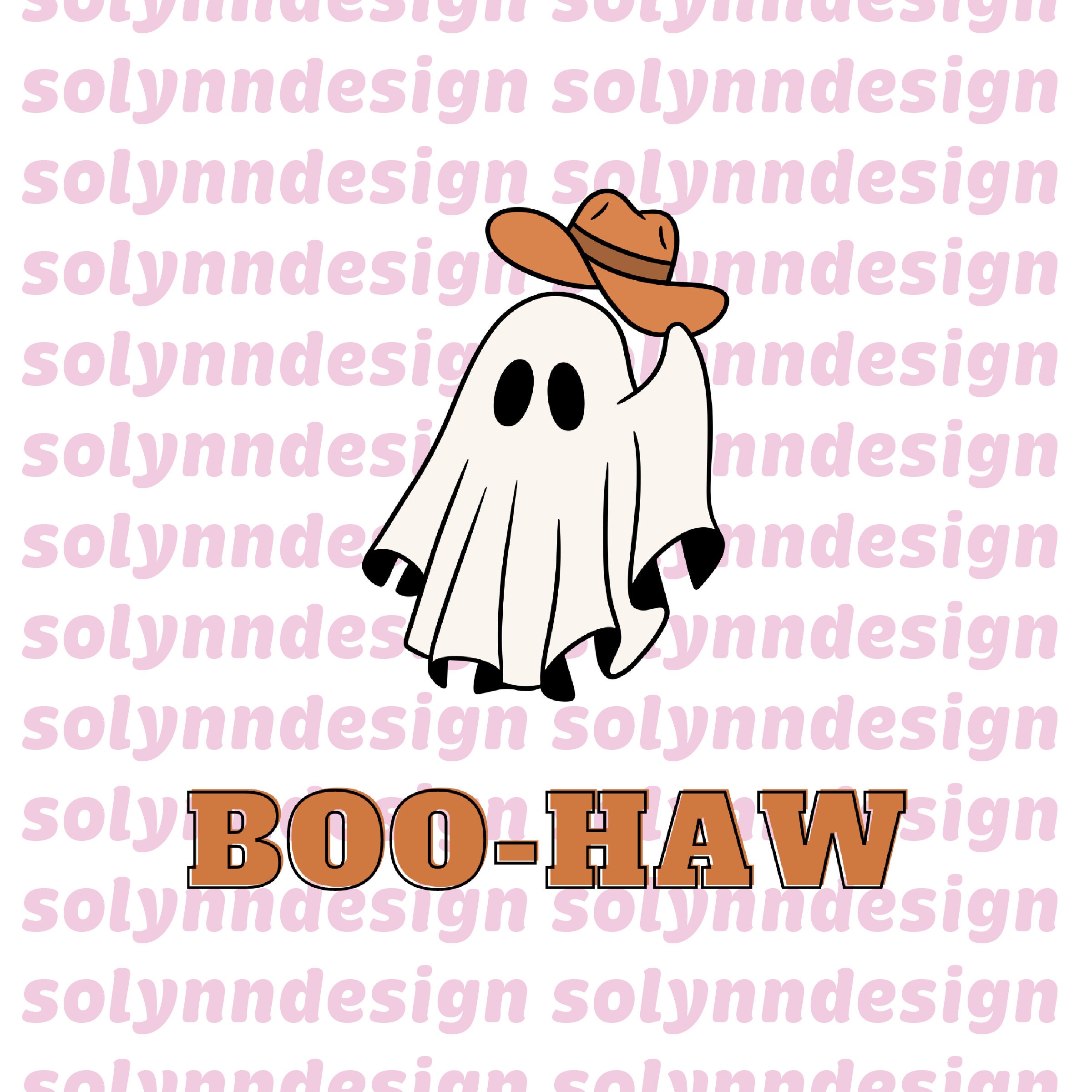 Cowboy Ghost Png, Cute Halloween Png, Boo SVG, Cute Ghost PNG, Boho Png ...