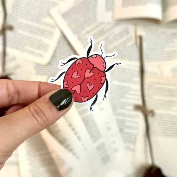 Lady Bug Love Bug Sticker