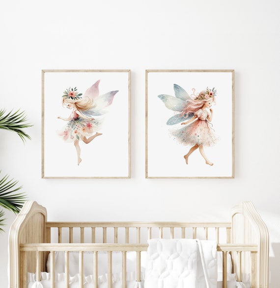 Fairy Art Print | Fairy Room Decor | Fairy Tale Decor | Fairy Print Girls Room | Fairy Nursery Decor | Baby Shower Gift | Girl Room Wall Art