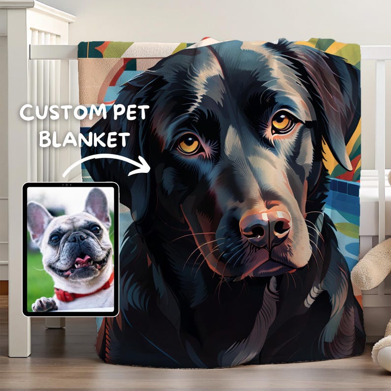 Cat Personalized Blanket Cat Blanket Custom Colorful Blanket for Kids