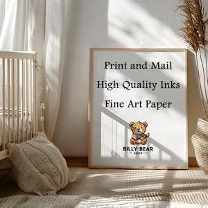 Serviço de impressão de arte, pôster fosco personalizado, impressão pelo correio, impressão personalizada, impressão e envio pelo correio, impressão e envio, impressão de arte de parede, 11x14, 16x20