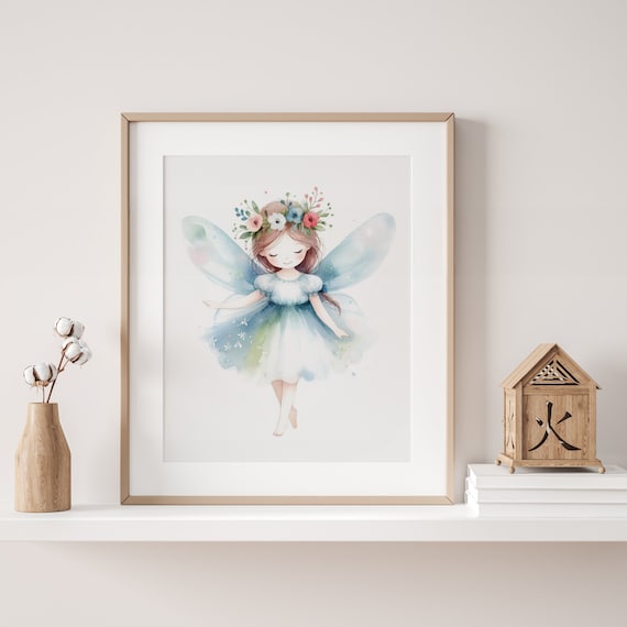 Fairy Digital Print - Digital Prints for Babies and Children - High Resolution for Small and Large Posters