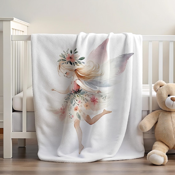 Blanket Fairy Tale Theme | Fantasy Girl Gift | Fantasy lover girl gift | Toddler Girl Blanket | Baby Girl Bedding | Bedding for Toddler Girl