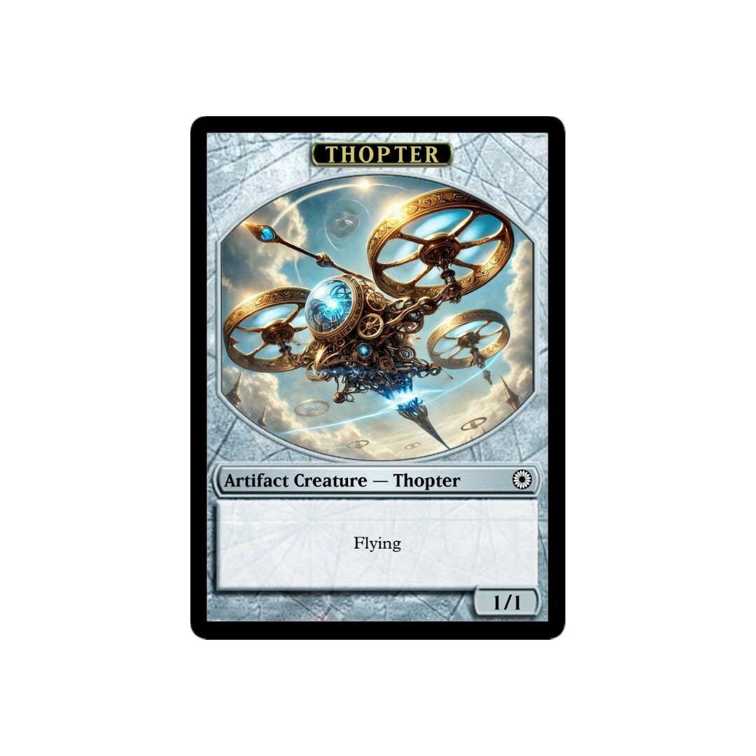 Thopter Token High Quality Altered Art Custom Cards Magic the Gathering ...