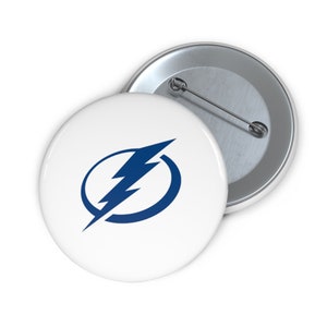 Tampa Bay Lightning Badge | Tampa Bay Lightning Pin | Tampa Bay Lightning | Cute Lightning Pin | Tampa Bay