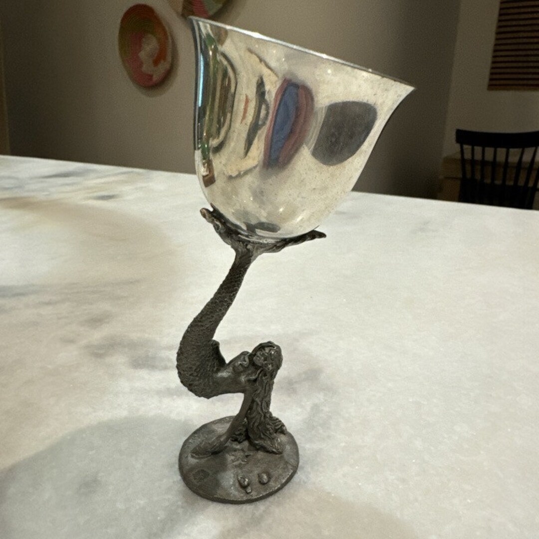 Pewter Graphics SL21AL Alligator Stemless Goblet 21oz