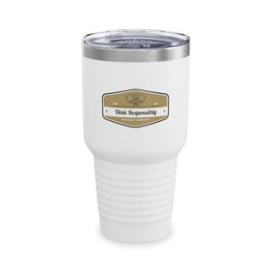 Retro Dink Responsibly Pickleball Cup Ringneck Tumbler, 30oz