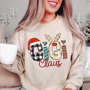 Gigi Claus Sweatshirt, Gigi Claus Crewneck, Christmas Gigi Claus Sweatshirt, Christmas Gigi Sweatshirt, Christmas Gigi Crewneck, Grammy