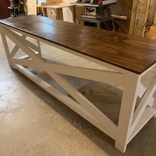 Farmhouse Table Plans Etsy