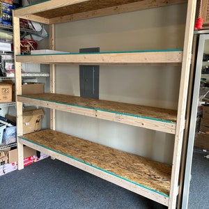 Storage Shelf Plans - Etsy