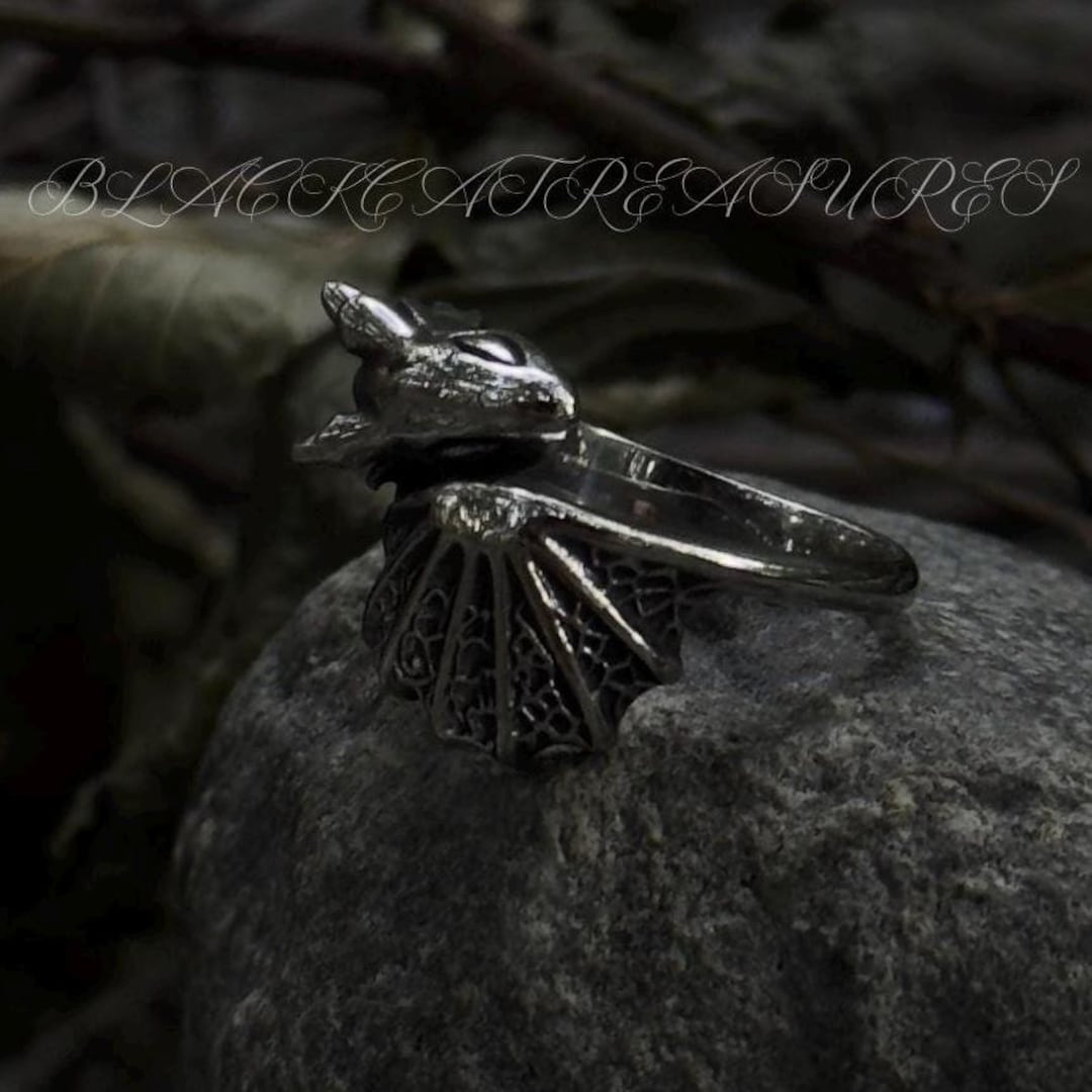 Sleeping Dragon Filigree Ring | Gothic/emo Jewelry, Celtic/pagan Ring ...