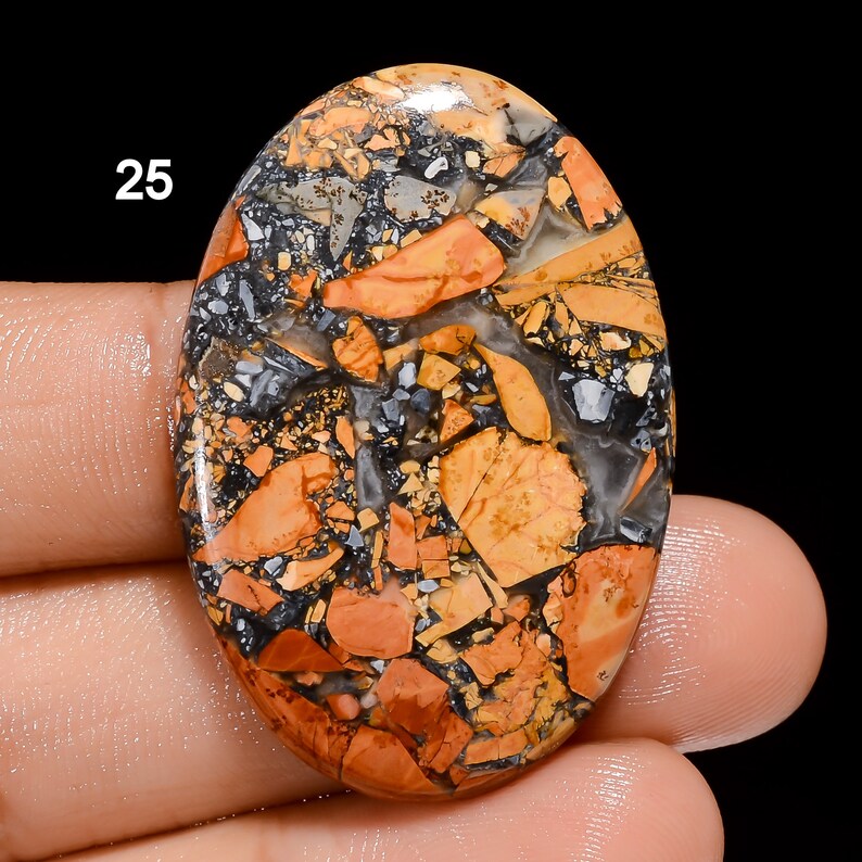 Natural Maligano Jasper Cabochon Good Quality Maligano Jasper Gemstone Polished Jasper Stone Maligano Jasper Crystal Maligano as picture 25. 39X27X5 mm 40C