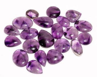 Natuurlijke Trapiche Amethist Cabochon Groothandel Veel Gemstone Star Amethyst Crystal Mix Shape Size Gemstone Sieraden Maken Stone Cadeau voor haar