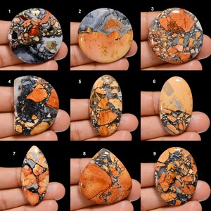 Natural Maligano Jasper Cabochon Good Quality Maligano Jasper Gemstone Polished Jasper Stone Maligano Jasper Crystal Maligano as picture image 1