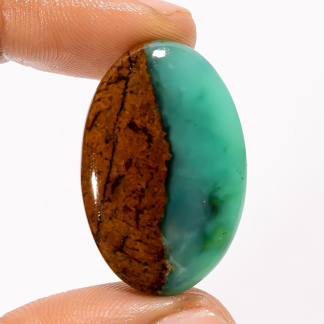 Natural Chrysoprase Cabochon Loose Gemstone Chrysoprase Crystal for ...