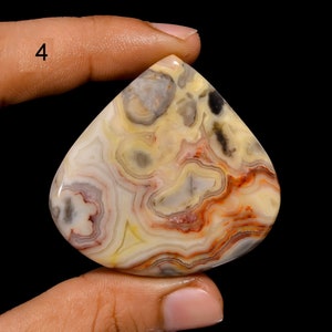 Natural Crazy Lace Agate Cabochon, Loose Gemstone, Crazy Lace Crystal, Crazy Lace Gemstone, Jewelry Making Stone, Gift For Her image 5