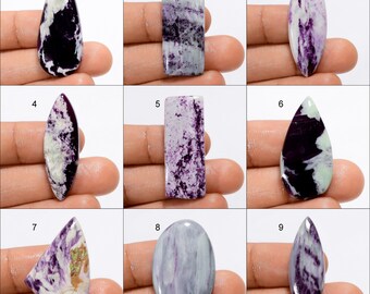 Kammererite Cabochon Loose Gemstone Natural Kammererite Gemstone For Making Jewelry & Gift For Her (As seen as picture )