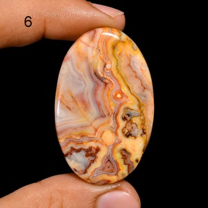 Natural Crazy Lace Agate Cabochon, Loose Gemstone, Crazy Lace Crystal, Crazy Lace Gemstone, Jewelry Making Stone, Gift For Her image 7