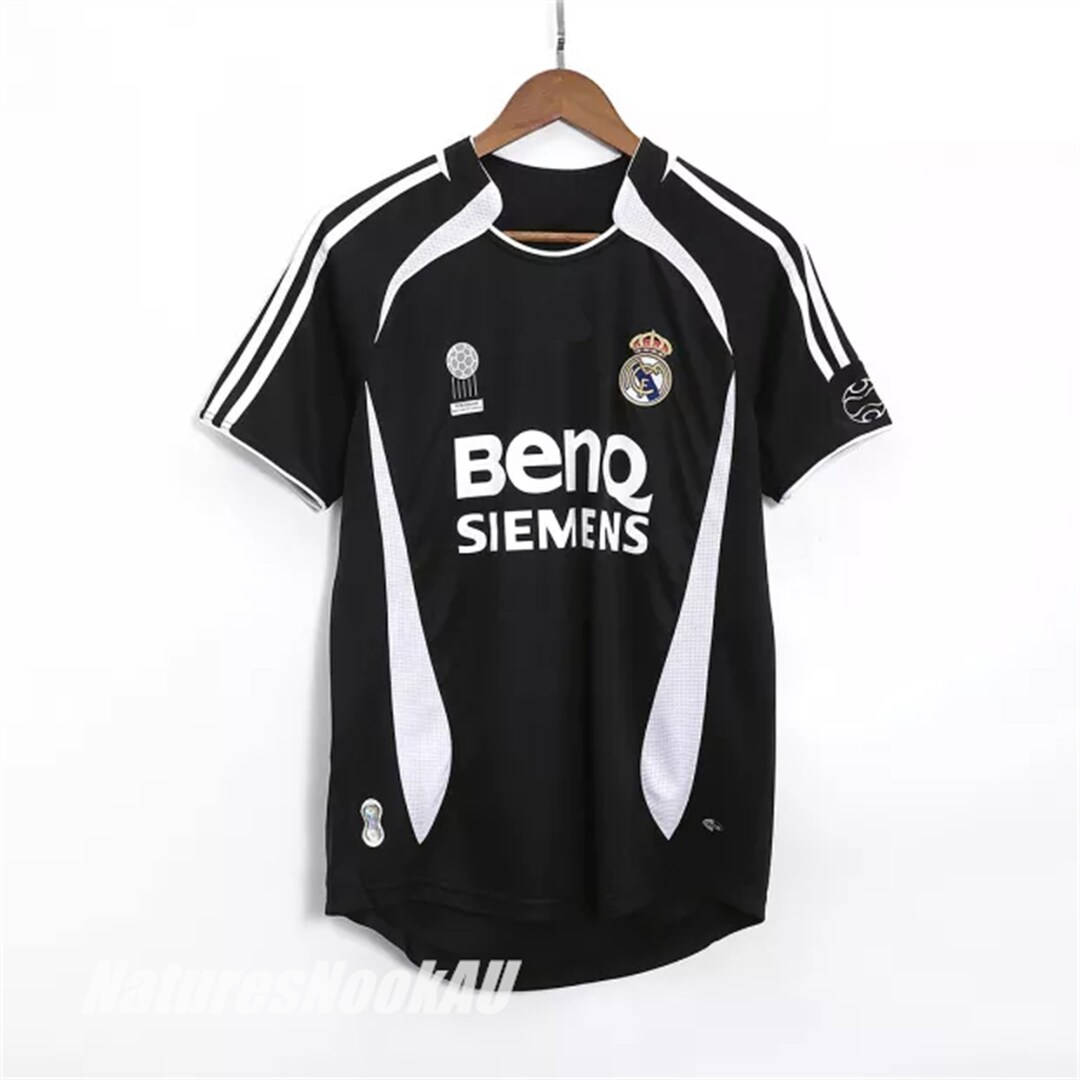 Vintage Soccer Jersey Real Madrid Away 2006/07 Real Madrid Etsy Australia