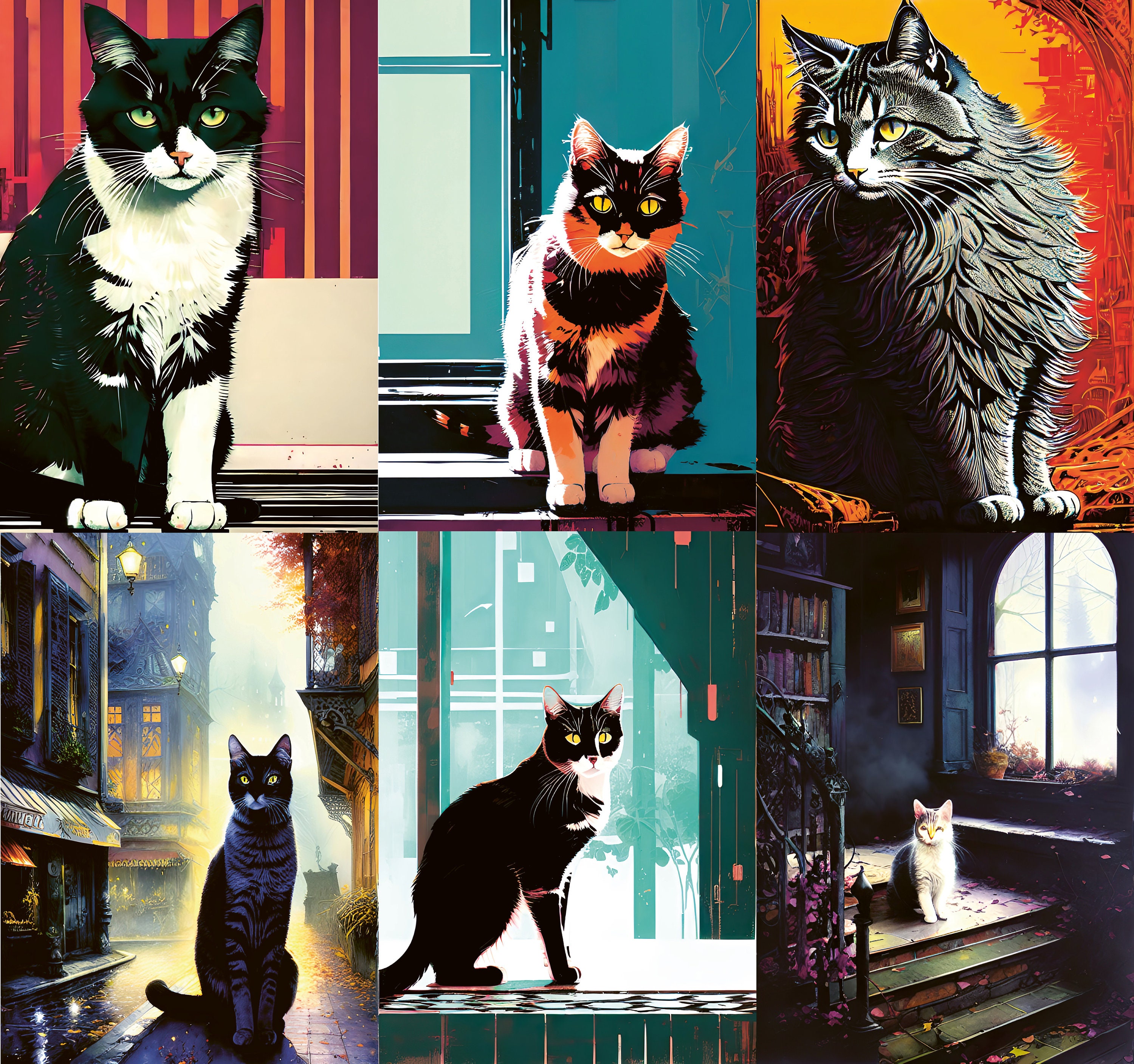 Katze - Etsy Poster