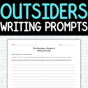 THE OUTSIDERS Writing Prompts