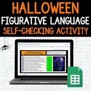 FIGURATIEVE TAAL VAN HALLOWEEN Google Spreadsheets Mystery Picture