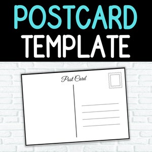 Modèle de Carte postale