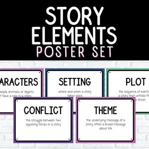 Story Elements Posters