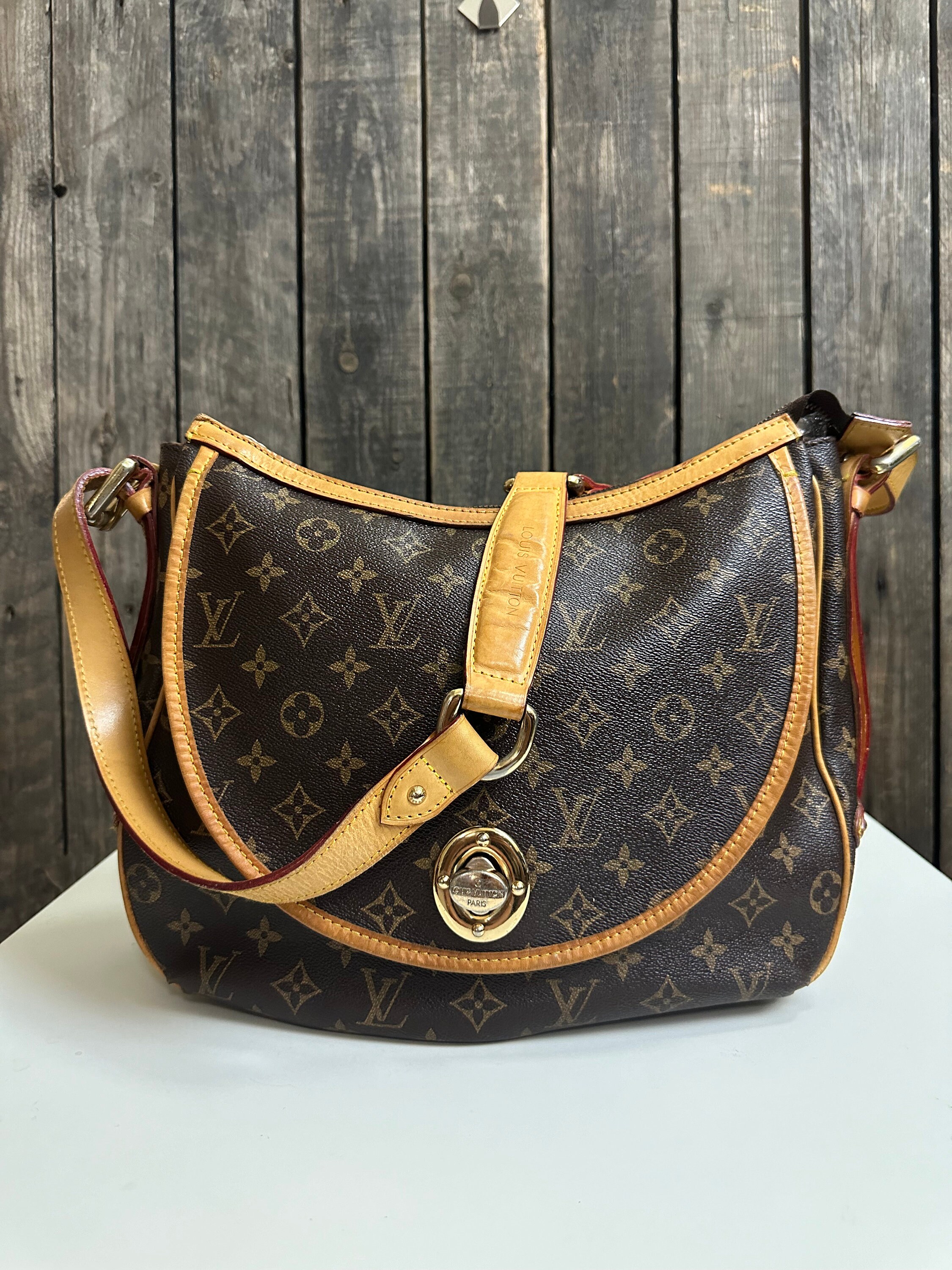 Louis Vuitton Rare Monogram Loop Chain Hobo Crossbody Bag