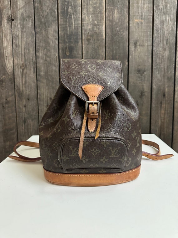 mini montsouris backpack brown