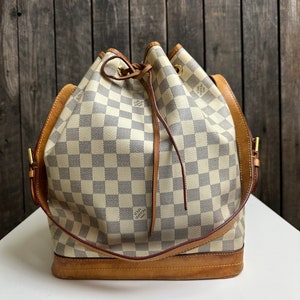 Louis Vuitton Neo Neverfull Damier Azur GM Beige Lining in Canvas/Leather  with Brass - GB