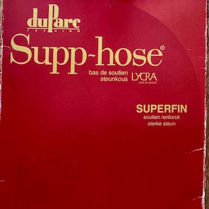 Vintage Nylon Suspender Belt RHT Stockings DuParc