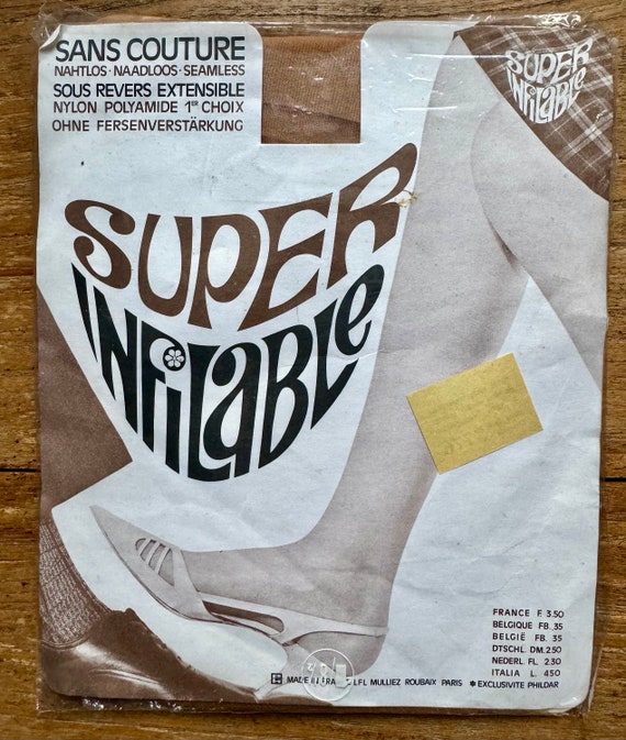 Bas Vintage 100% Nylon RHT Stockings Super Infila… - image 1