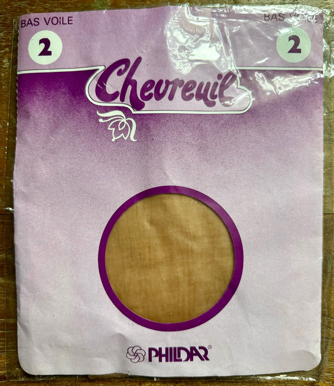 Collants PHILDAR Kadichou Voile Platine Taille 1 - Vintage, Translucides - Neufs Avec étiquettes, Fabriqué En Italie