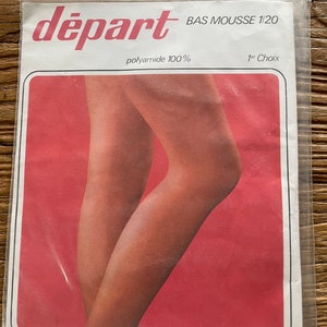 Vintage RHT Nylon Stockings Reinforced Soles Depart Stockings image 1