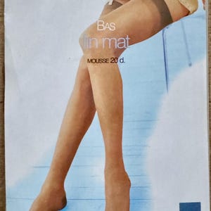 Bas Nylon Vintage RHT Chestnut Stockings Phildar Invitation