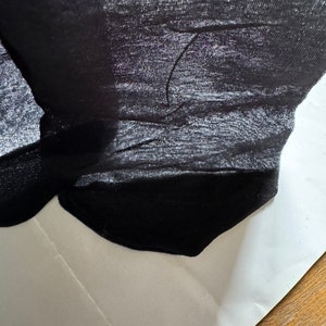Bas Vintage Noir 100% Nylon Stockings DA Diffusion image 5