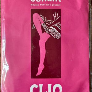 Collant Nylon Vintage RHT Pantyhose Clio