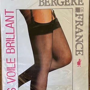Vintage 100% Nylon Stockings Bergères de France