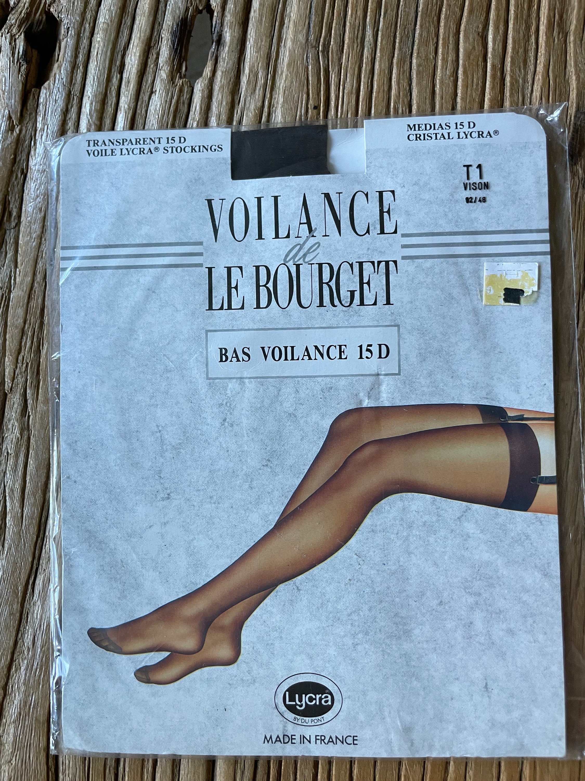 Bas Nylon Avec Couture Stretch Taille 1 Small - Renforcé Talon, Marron, Neuf Avec étiquettes