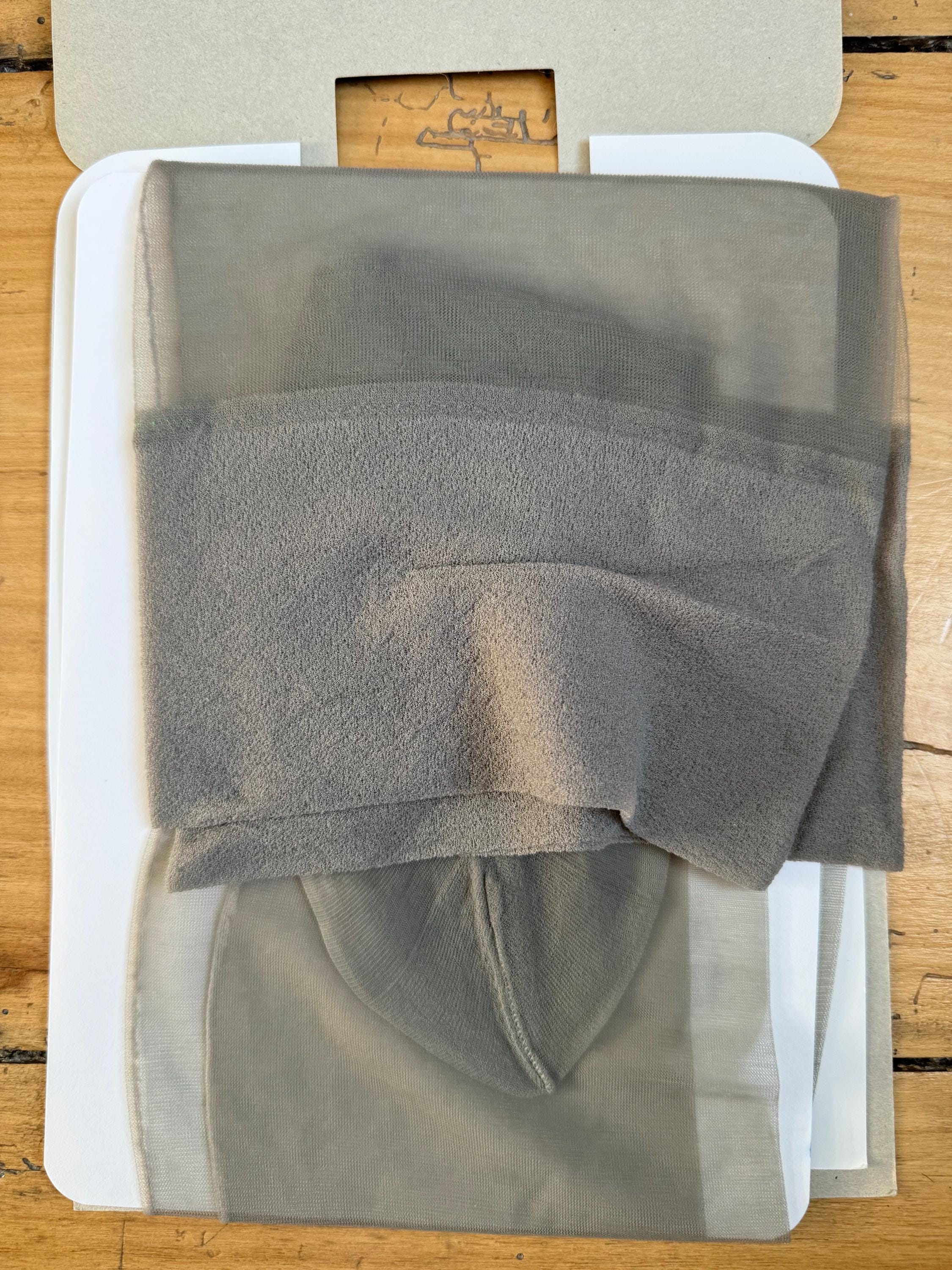 Bas « Le Bourget » 100% Nylon, Pour Porte-jarretelles, Taille 4, Couleur Biche - Neuf Avec étiquettes